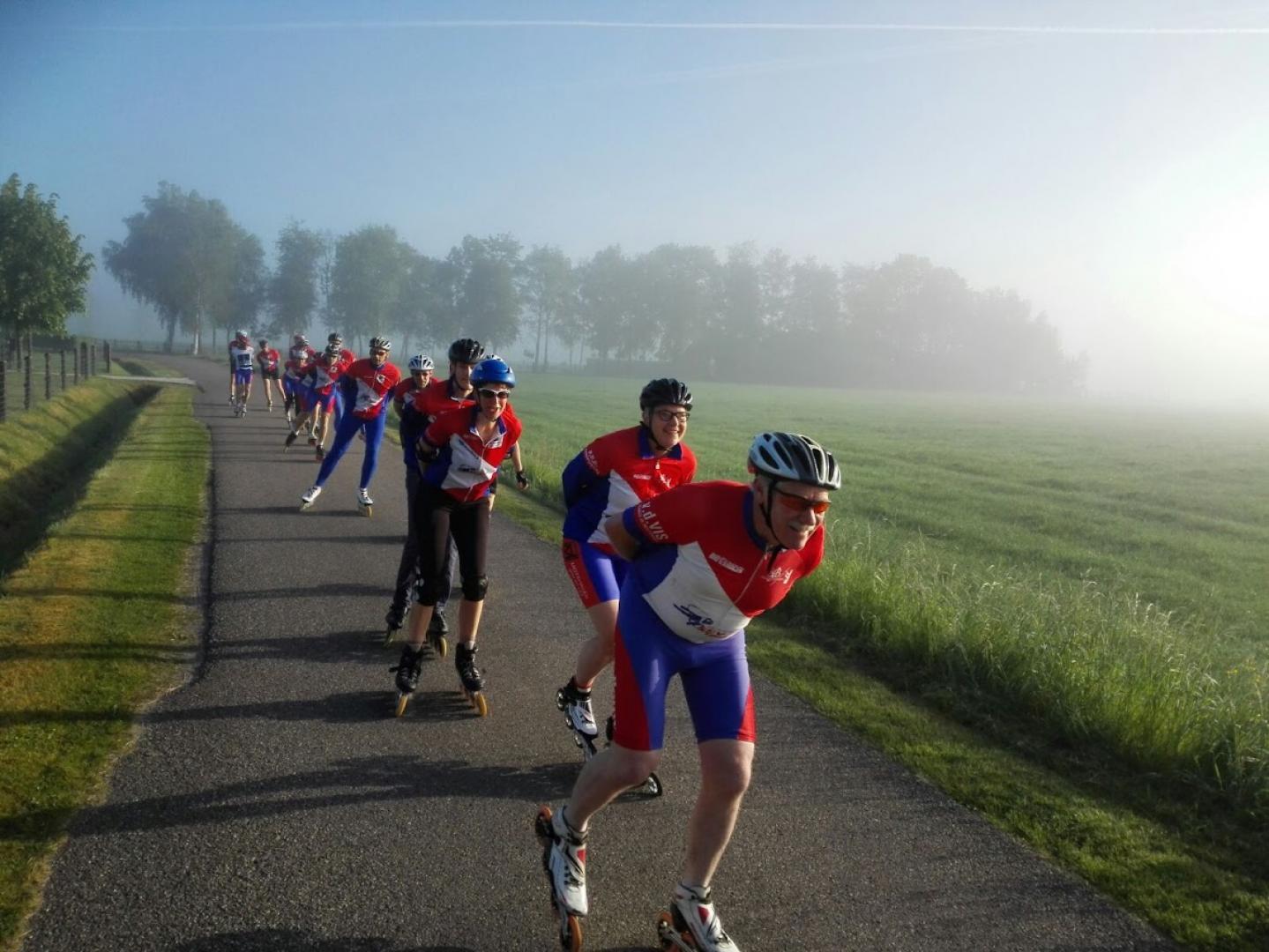 Donderdag aanstaande Dauwtrappen op de skeelers! Aanmelden voor 7 mei!